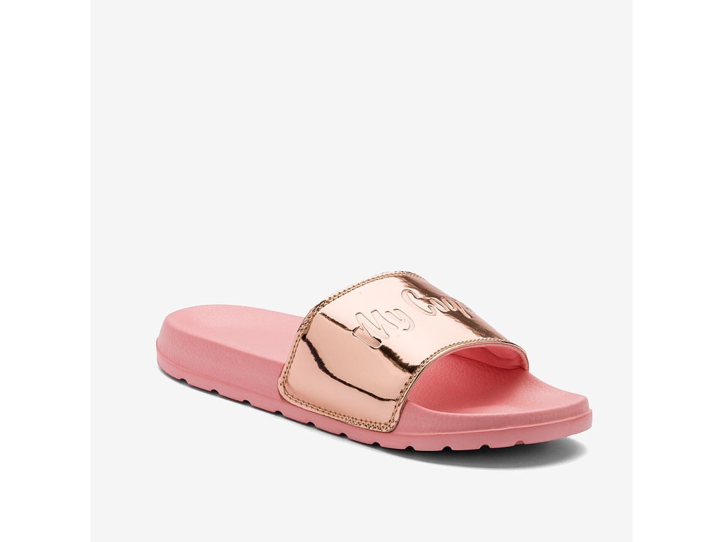 Pantofle Coqui CLEO Powder pink/Metallic pink (Varianta produktu 37)