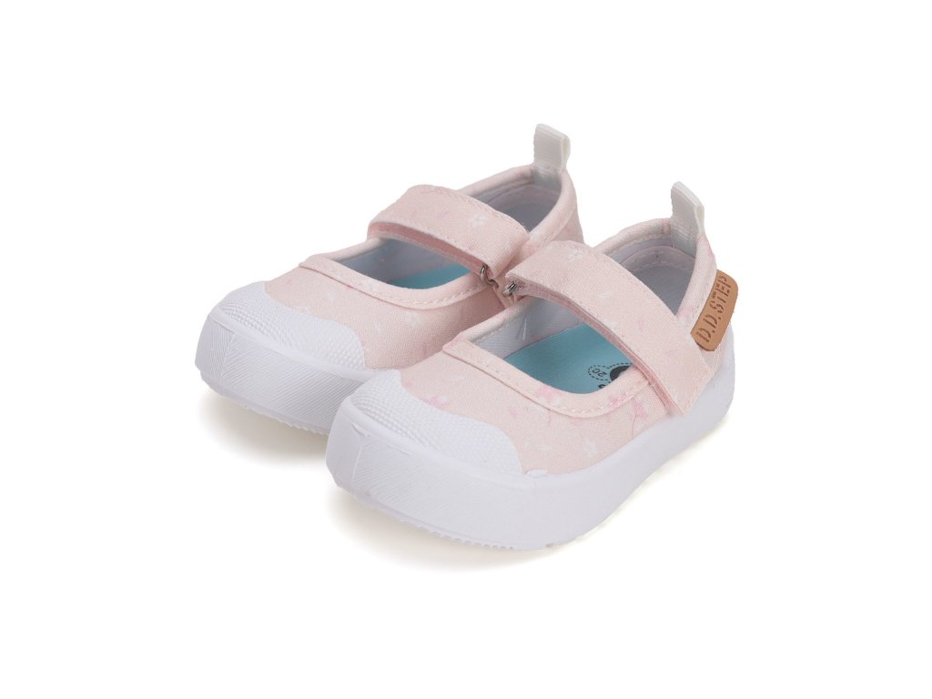 Plátěné balerínky D.D.step C096-51540 Baby Pink (Varianta produktu 20)