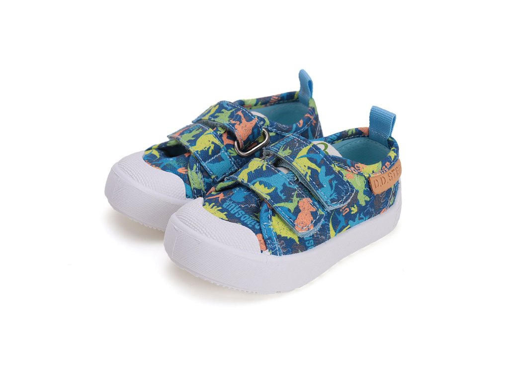 Plátěné tenisky D.D.step C096-51352A Bermuda Blue (Varianta produktu 20)