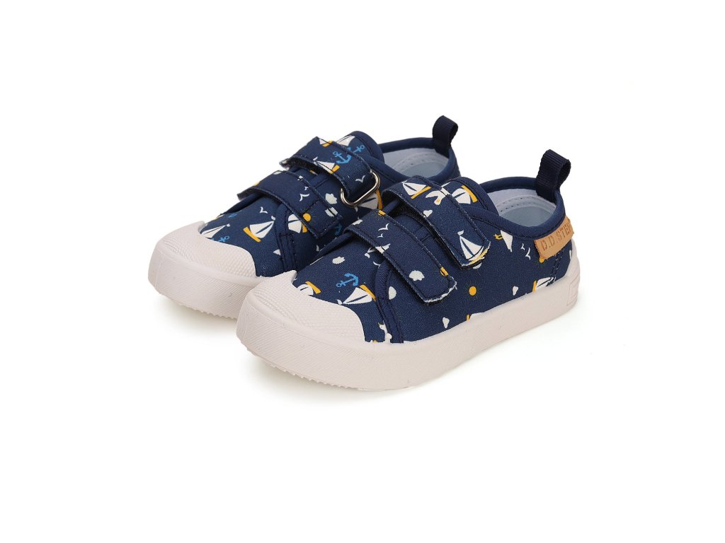 Plátěné tenisky D.D.step CSB-41812A Royal Blue (Varianta produktu 31)