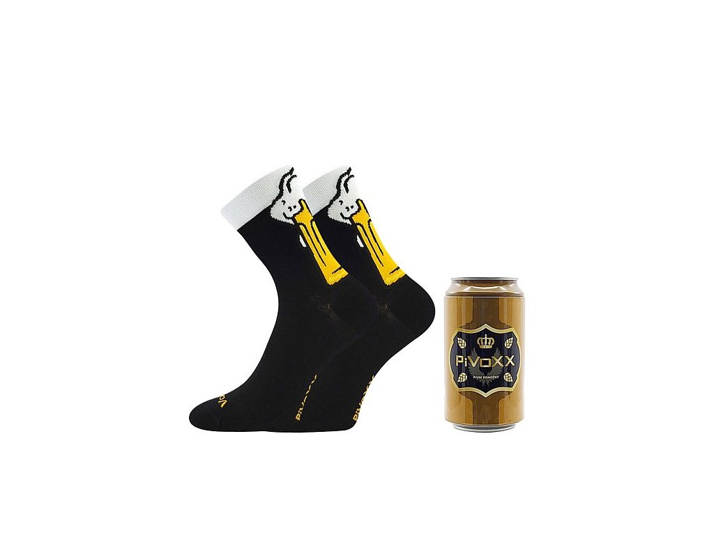 Ponožky PiVoXX + plechovka vzor C (Varianta produktu 39-42 (26-28))