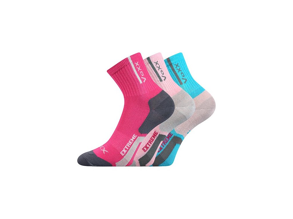 Ponožky VoXX Josifek mix 3 páry holka (Varianta produktu 16-19 (11-13))
