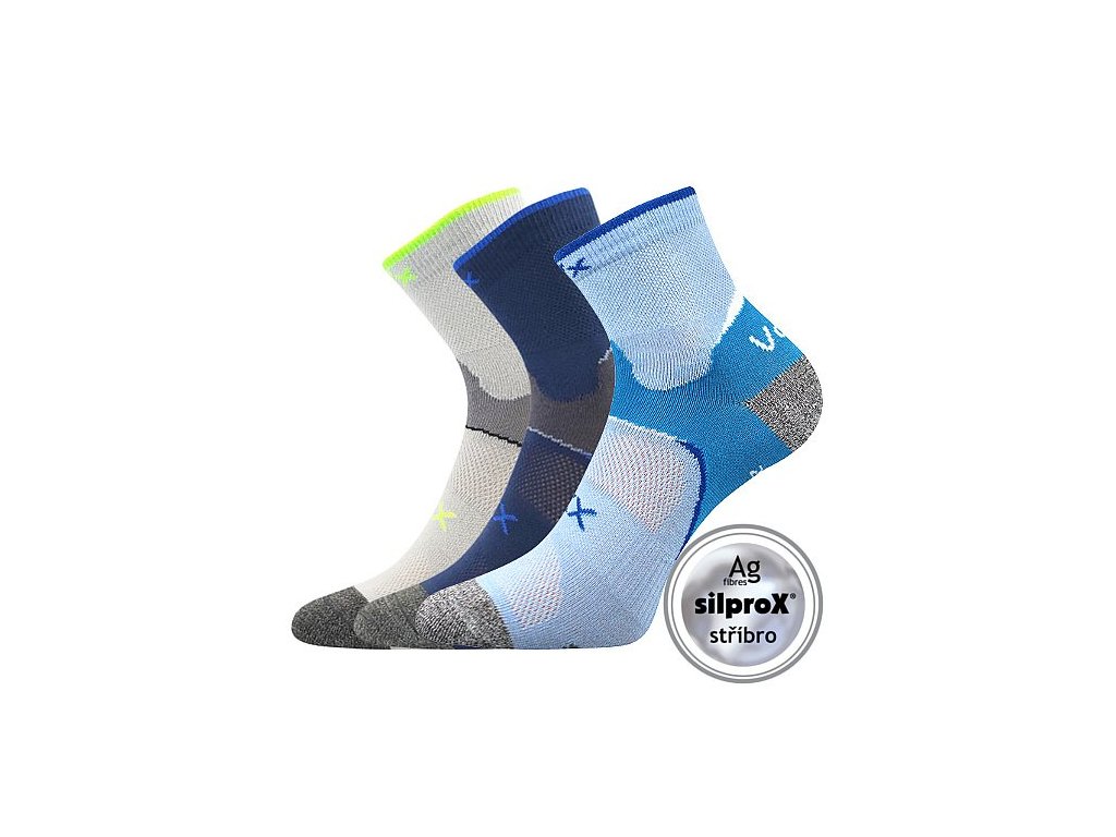 Ponožky VoXX Maxterik silproX mix 3 páry kluk (Varianta produktu 20-24 (14-16))