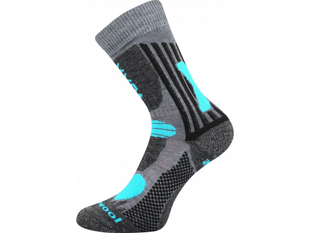 Ponožky VoXX Vision dětská merino světle šedá 1 pár (Varianta produktu 20-24 (14-16))