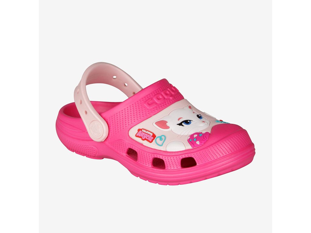 Sandálky Coqui MAXI Talking Tom and Friends Lt. fuchsia/Candy pink (Varianta produktu 27/28)
