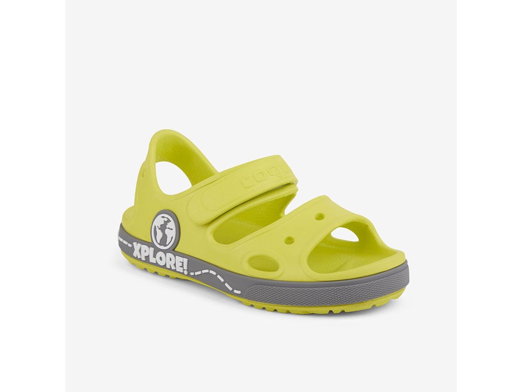 Sandálky Coqui YOGI Citrus/Mid. Grey (Varianta produktu 20/21)