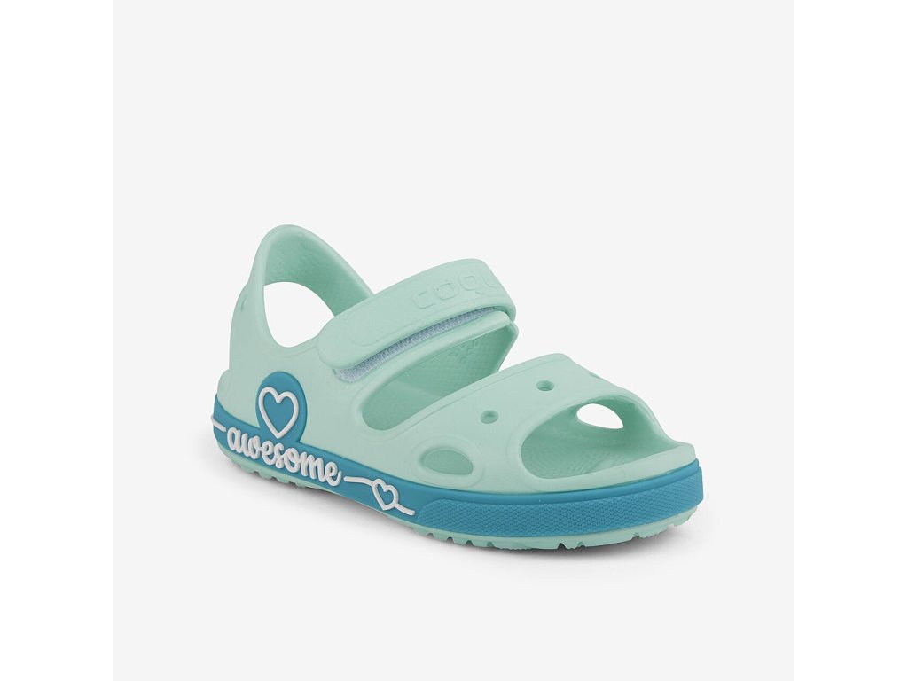 Sandálky Coqui YOGI Lt. mint/Turquoise (Varianta produktu 20/21)