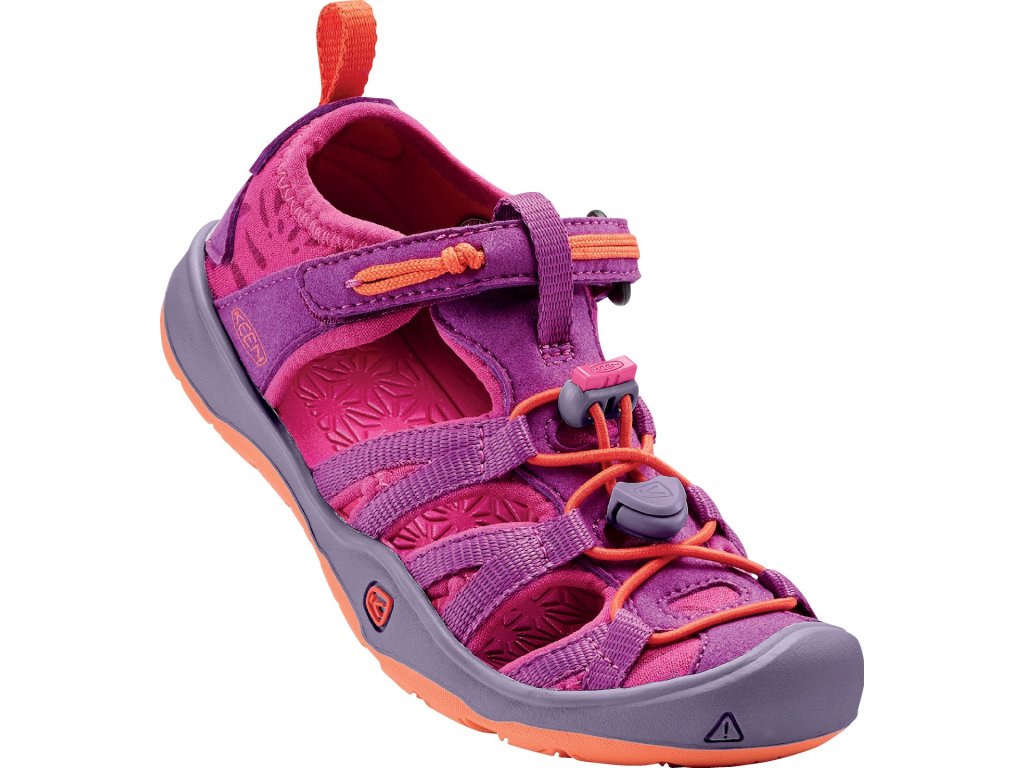 Sandály KEEN Moxie Sandal K purple wine/nasturtium (Varianta produktu 24)