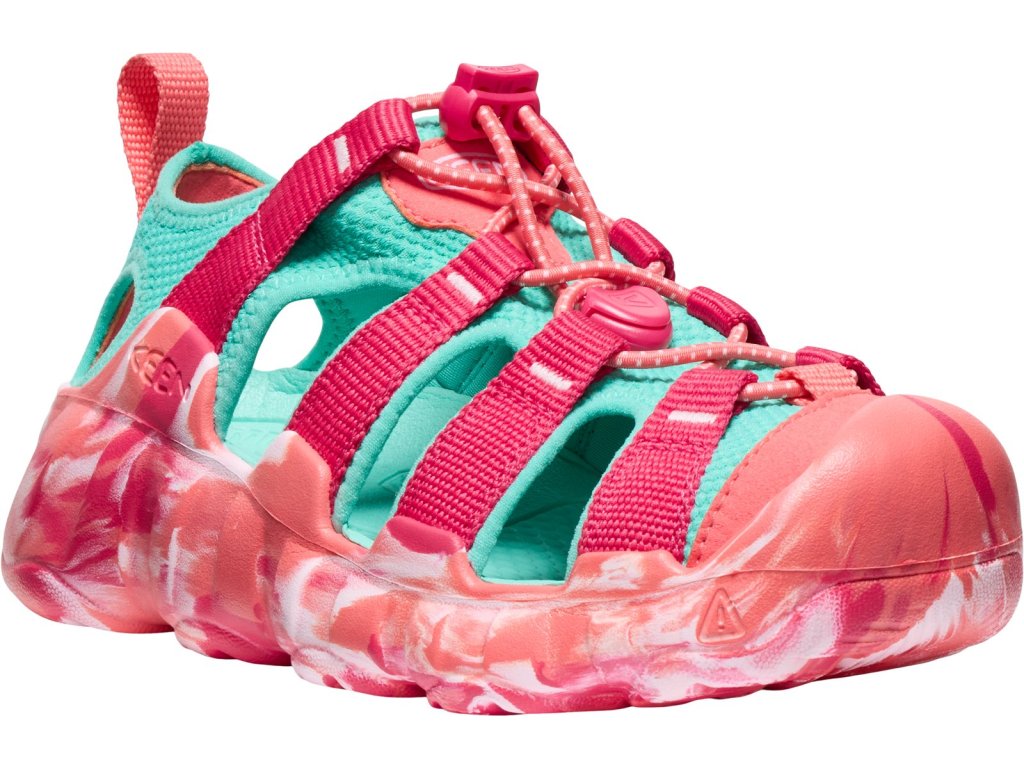 Sandály Sandály KEEN HYPERPORT H2 YOUTH raspberry/pool blue (Varianta produktu 32/33)