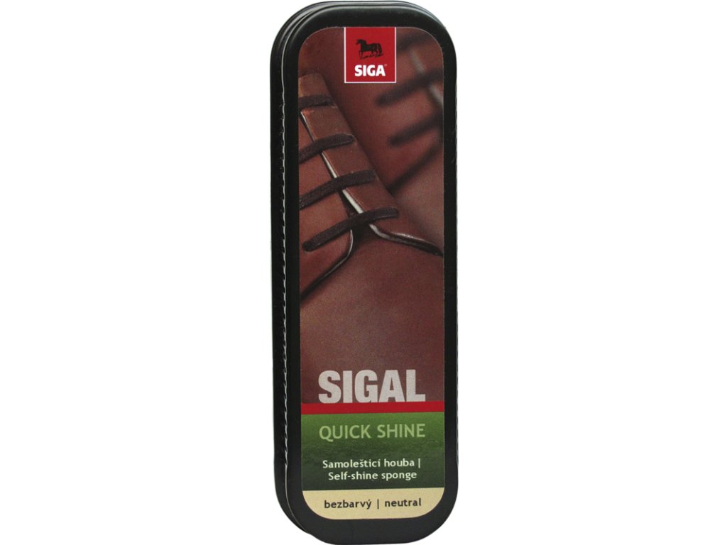 SIGAL - samoleštící HOUBA na obuv (Varianta produktu bezbarvá)