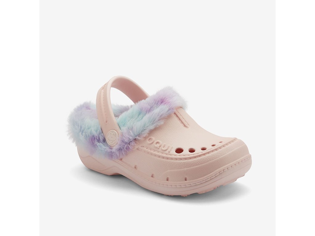 Zateplené nazouváky Coqui HUSKY Candy pink/Ranibow (Varianta produktu 30/31)