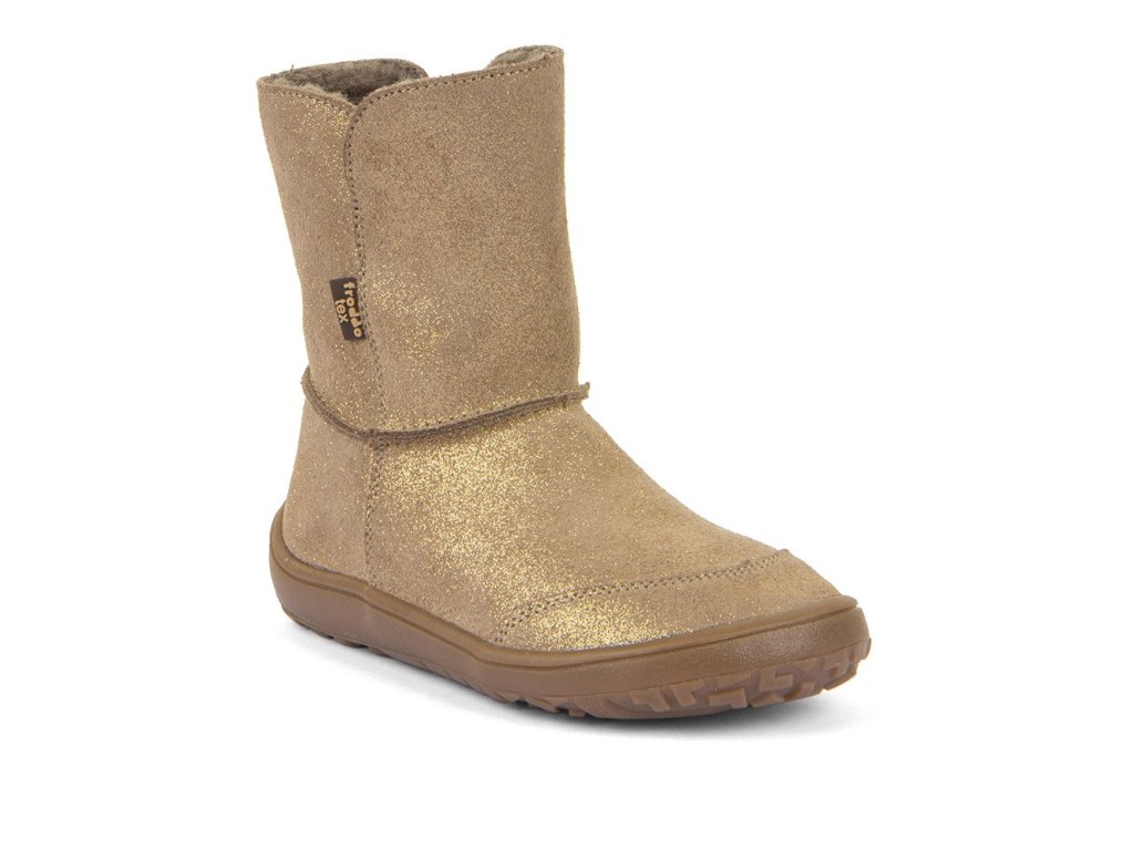 Zimní Froddo barefoot Tex Suede Gold G3160250-6 (Varianta produktu 25)