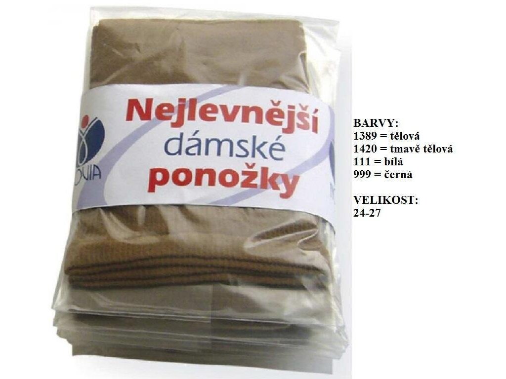 Dámské silonové ponožky A090 1ks (Varianta produktu 38-41 b.999)