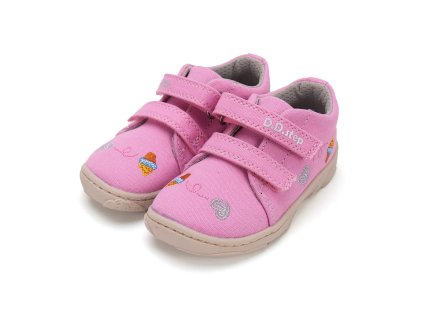 Barefoot plátěné tenisky D.D.step C077-51663C Daisy Pink (Varianta produktu 21)