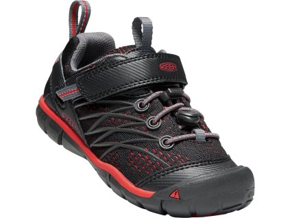 Boty KEEN Chandler CNX K Kids raven/fiery red (Varianta produktu 24)