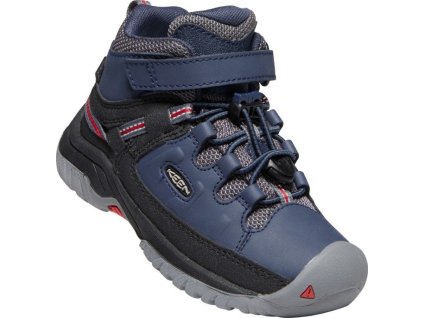 Boty KEEN Targhee Mid WP K blue nights/red carpet (Varianta produktu 25/26)