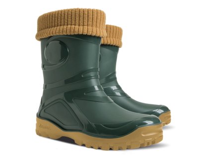 Demar YOUNG 2 FUR 0466 B zelená zatepelné holínky (Varianta produktu 36)