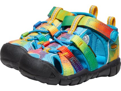 Dětské sandály KEEN SEACAMP II CNX TOTS vivid blue/original tie dye (Varianta produktu 23)