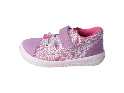 Jonap barefoot boty B12MV SLIM exclusive růžová-bílostříbrný třpyt (Varianta produktu 23)