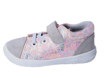 Jonap barefoot boty B12SV šedorůžová lesk (Varianta produktu 23)