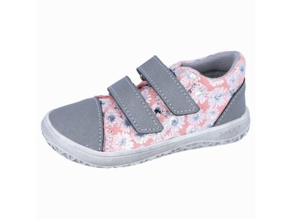 Jonap barefoot boty B16SV SLIM růžová kytka (Varianta produktu 24)