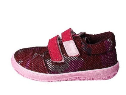 Jonap barefoot boty B7 V vínová maskáč (Varianta produktu 20)