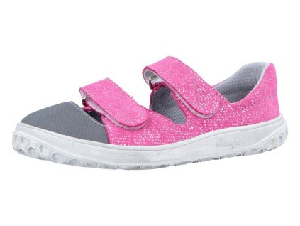 Jonap barefoot kožené sandálky B21 růžová tisk (Varianta produktu 31)