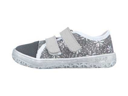 Jonap barefoot tenisky Airy SLIM šedá květ (Varianta produktu 22)