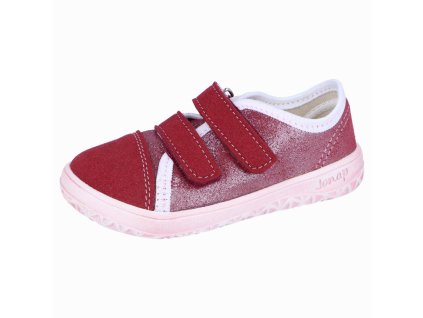 Jonap barefoot tenisky Airy vínová lesk (Varianta produktu 23)