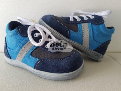 Jonap kožené boty 051S light tmavomodrá (Varianta produktu 19)