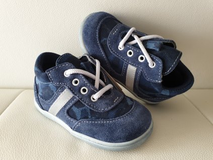 Jonap kožené boty 051S modrá maskáč (Varianta produktu 18)