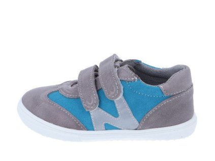 Jonap kožené boty 053 MV šedá tyrkys (Varianta produktu 33)