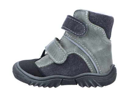 Jonap zimní kožené boty 055 M šedá (Varianta produktu 21)