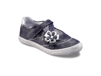 Kožené balerínky Richter 3011.732.7201 modrostříbrná (Varianta produktu 25)