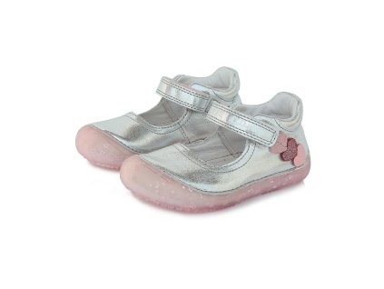 Kožené barefoot balerínky D.D.step H063-399 White (Varianta produktu 36)