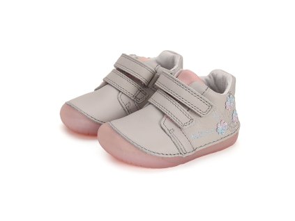 Kožené barefoot boty D.D.step S070-41484 Light Grey (Varianta produktu 20)