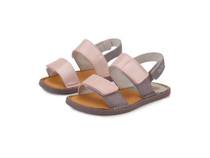 Kožené Barefoot sandálky D.D.step G076-356C Levander (Varianta produktu 34)