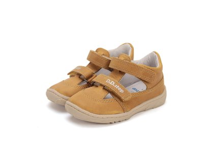 Kožené Barefoot sandálky D.D.step H077-51734D Yellow (Varianta produktu 26)