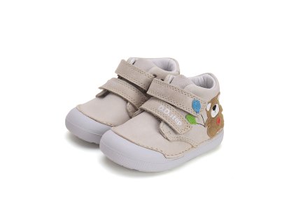 Kožené boty D.D.step S066-51917 Cream (Varianta produktu 21)