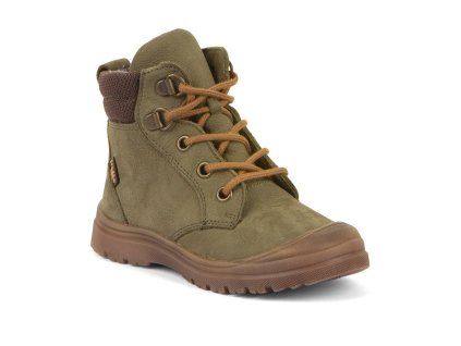 Kožené boty Froddo Tylas TEX Laces Olive s membránou G3160228-8 (Varianta produktu 27)