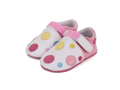 Kožené capáčky D.D.step K1596-51833 White (Varianta produktu S)