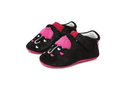 Kožené capáčky D.D.step K1596-759 black (Varianta produktu M)