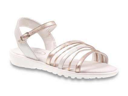 Kožené sandálky Befado 170Y026 zlatá (Varianta produktu 32)