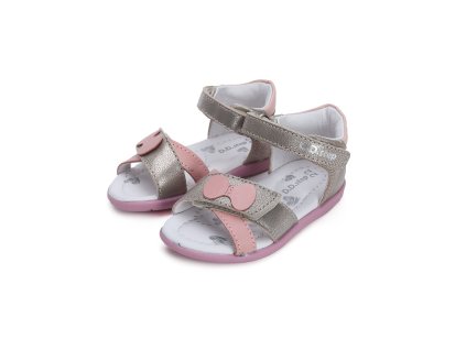 Kožené sandálky D.D.step G075-41562A Champagne (Varianta produktu 20)