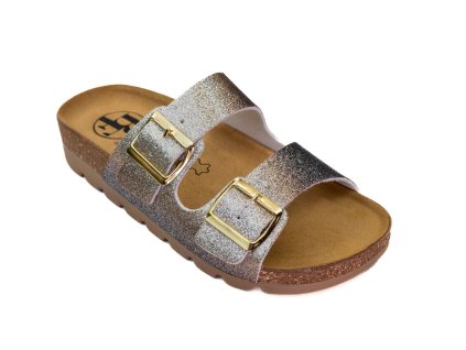 Pantofle BF s klínkem měděné barvě (Varianta produktu 37)