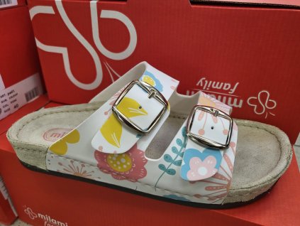 Pantofle Milami Padova Cvet White (Varianta produktu 40)