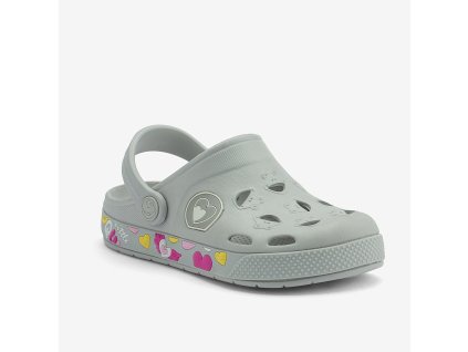 Sandálky Coqui Froggy Khaki grey haerts (Varianta produktu 28/29)