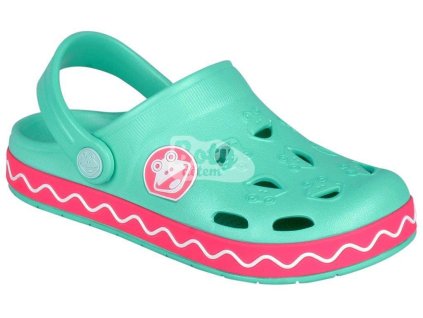 Sandálky Coqui Froggy Mint/New Rouge (Varianta produktu 26/27)