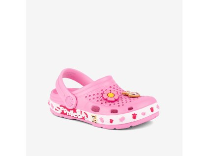 Sandálky Coqui LINDO Dk. Pink/White SB Sandy + Amulet (Varianta produktu 24/25)