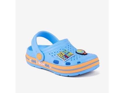 Sandálky Coqui LINDO Lt.Blue/Lt.Orange Cool School + amulet (Varianta produktu 30/31)